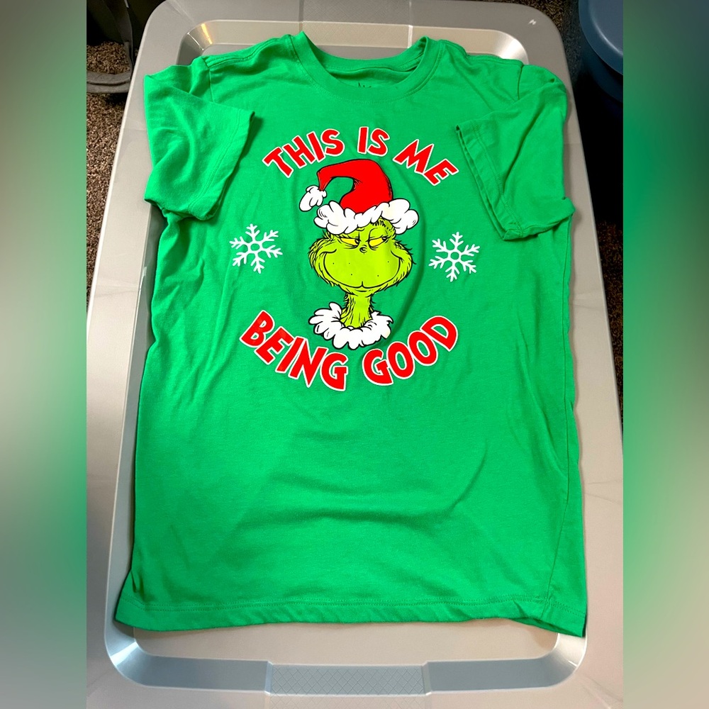 Youth size XL (14/16) Grinch Christmas shirt
